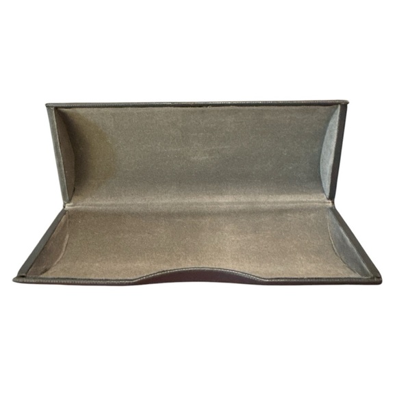 Vintage Fendi Eyeglass Case – Gray Leather – Used Very Good Condition - Picture 6 of 7